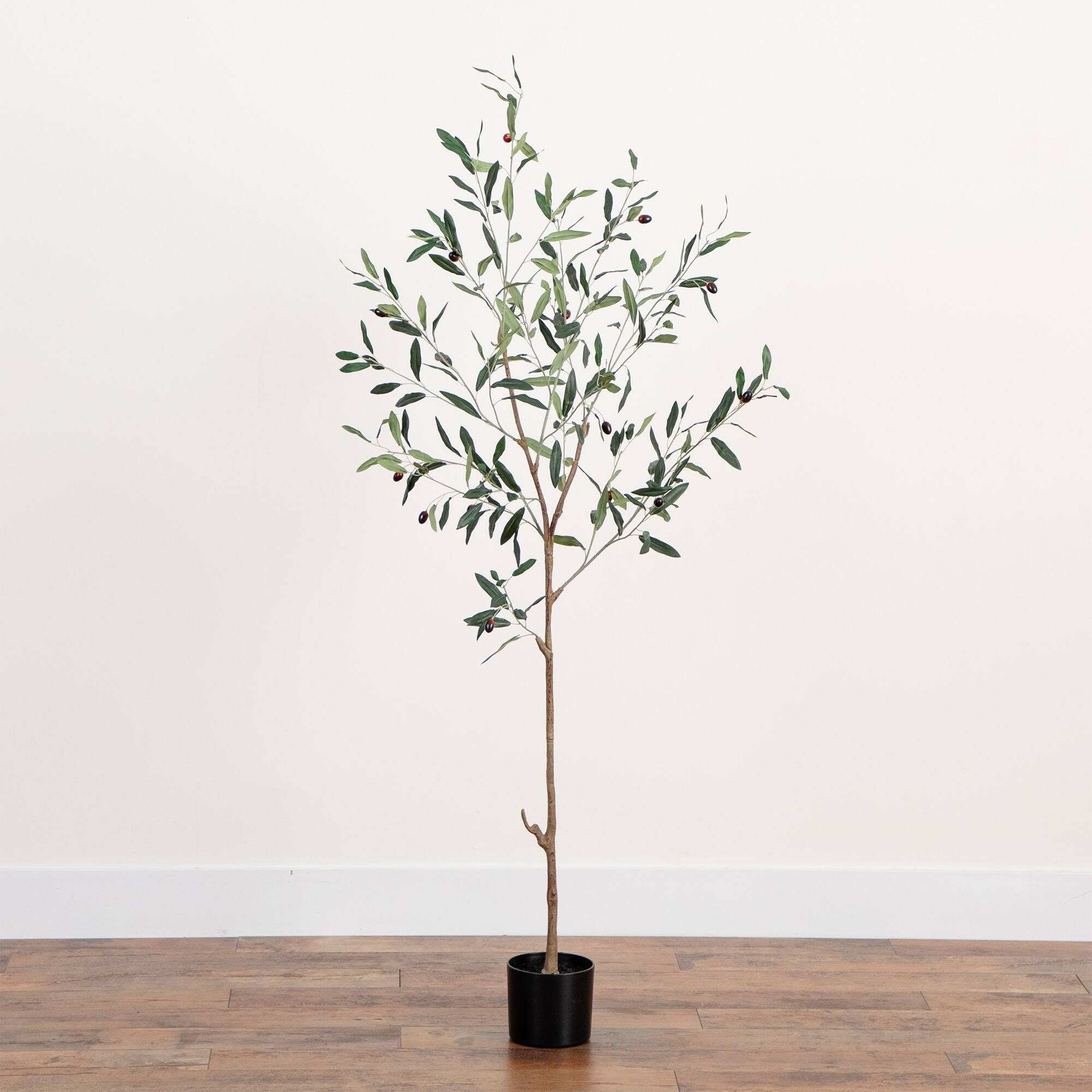 Artificial Slim Minimalist Olive Tree